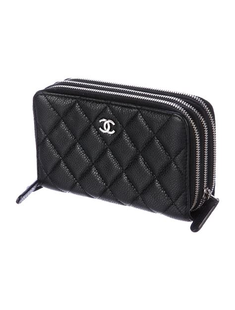 compact wallet chanel|chanel zipped wallet small.